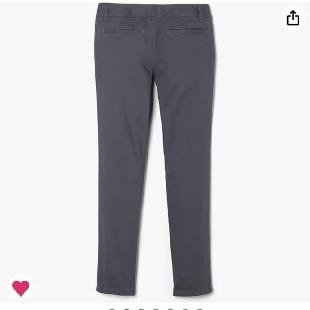 Grey straight leg uniform pants - Picture 2 of 5